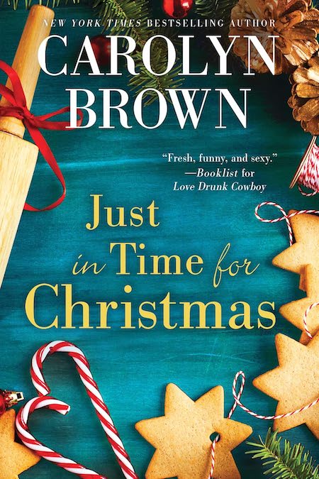 Book cover for Book Cover: Just in Time for Chrimas by Carolyn Brown